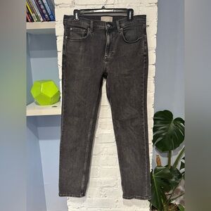 Everlane The‎ Straight Fit Jean 30x30 Low Stretch Organic Cotton Grey Black